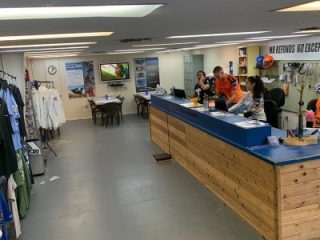 Office/manifest at Skydive Spaceland Florida