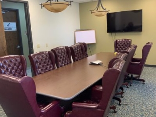 Skydiver Training Program classroom at Skydive Spaceland Florida/Airglades Airport boardroom